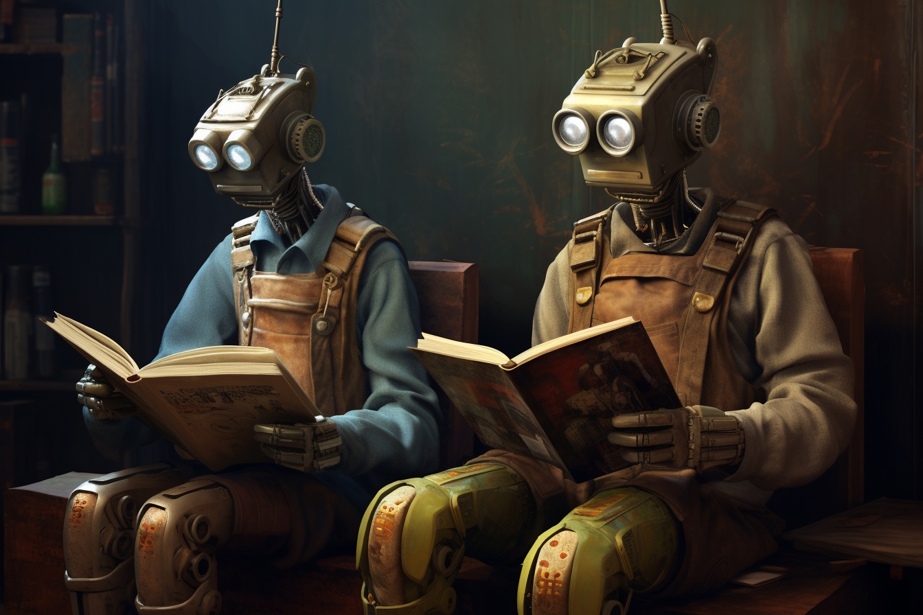 機器人🤖️也愛讀書📖