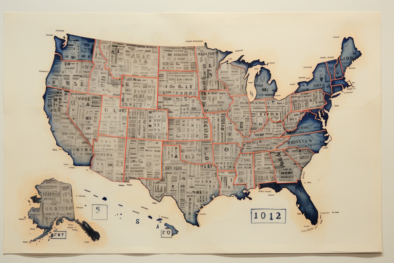 USA Map and ZIP Code